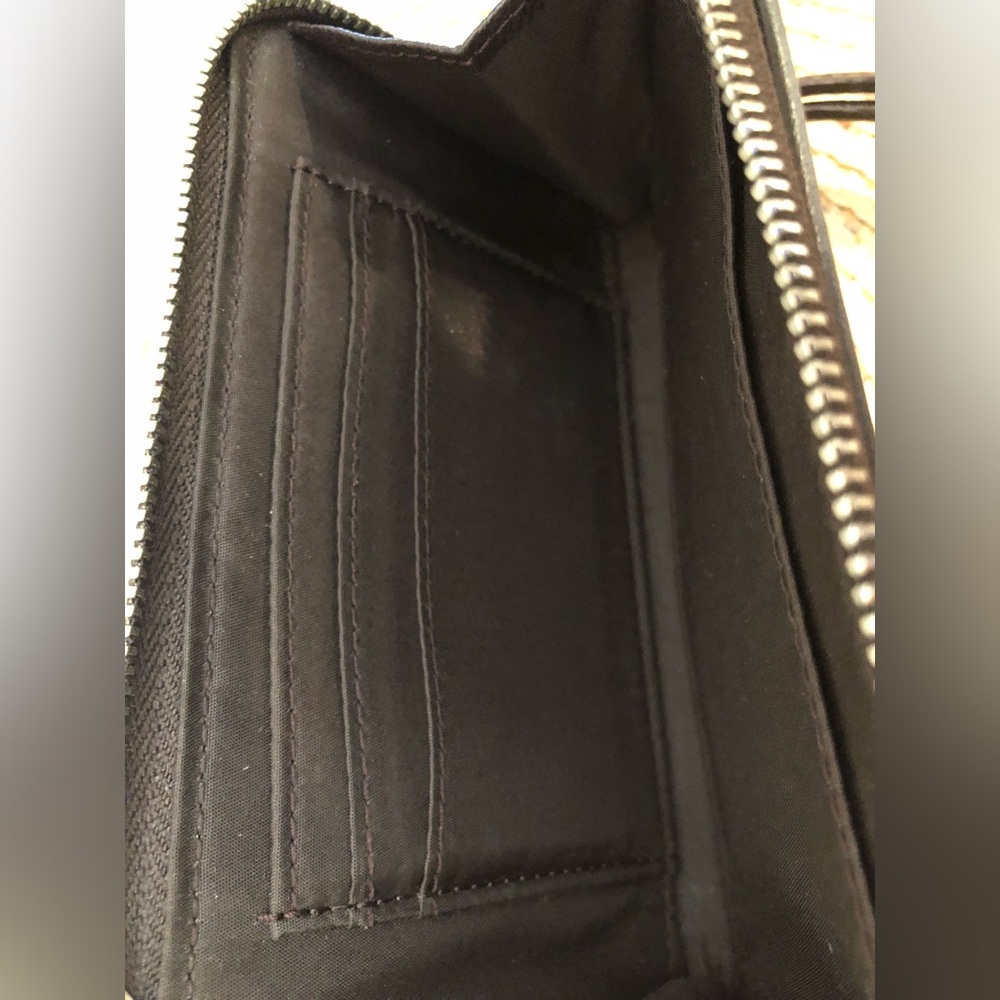 Coach Signature Brown Wristlet - Picture 5 of 5